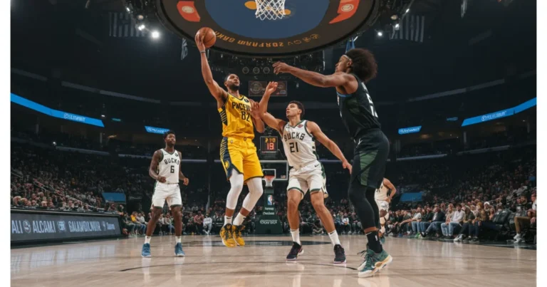 Pacers vs Milwaukee Bucks Match Player Stats