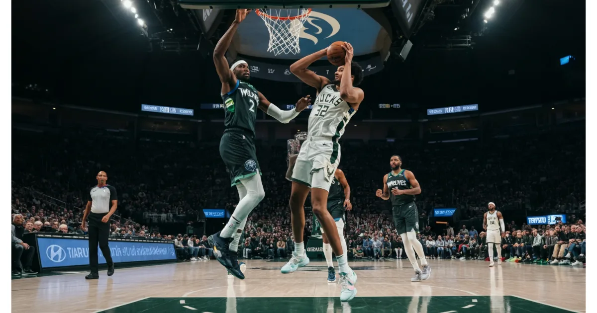 Timberwolves vs Milwaukee Bucks Match Player Stats