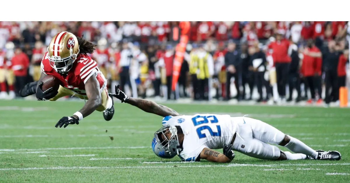 Detroit Lions vs 49ERS Match Player Stats
