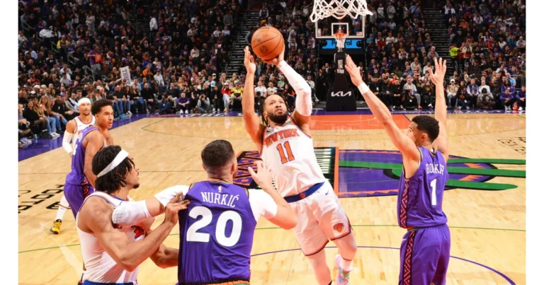 Knicks vs Phoenix Suns Match Player Stats