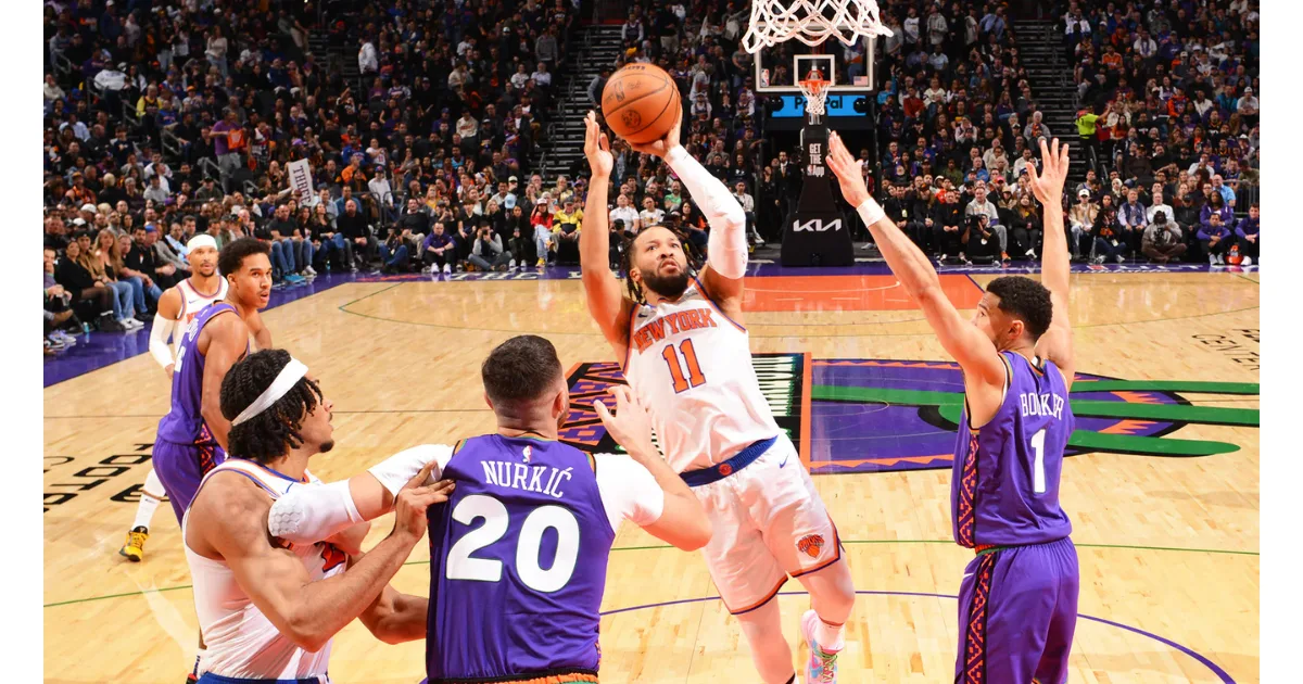 Knicks vs Phoenix Suns Match Player Stats