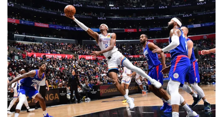 Okc Thunder vs la Clippers Match Player Stats