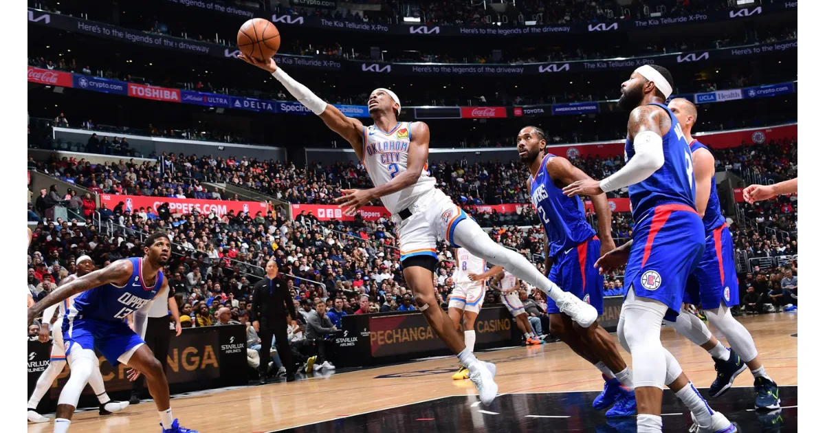 Okc Thunder vs la Clippers Match Player Stats