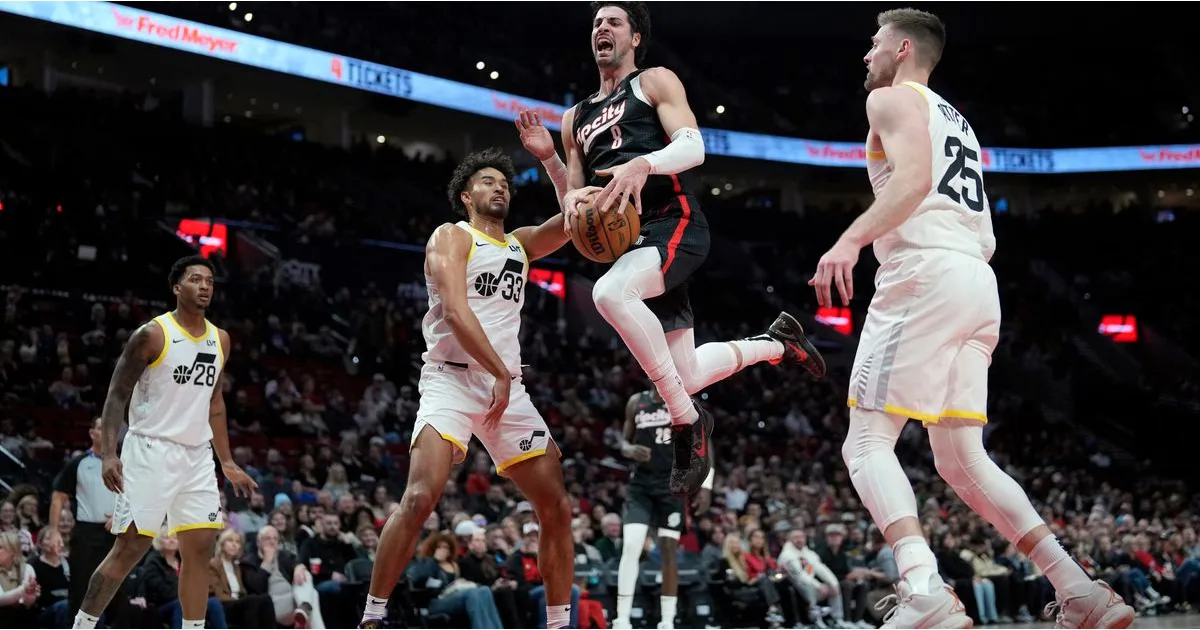 Portland Trail Blazers vs Utah Jazz Match Player Stats