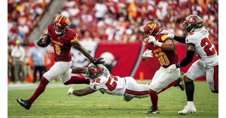 Washington Commanders vs Tampa Bay Buccaneers Match Player Stats