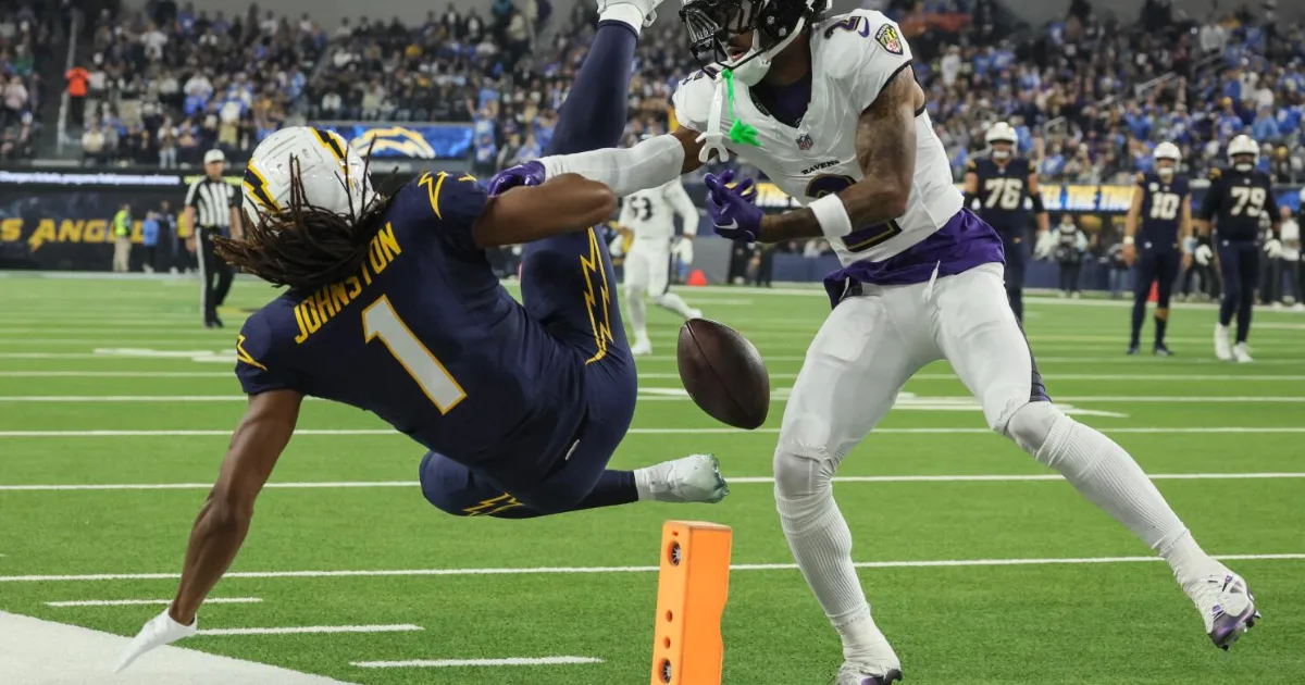 Baltimore Ravens vs Chargers Match Player Stats