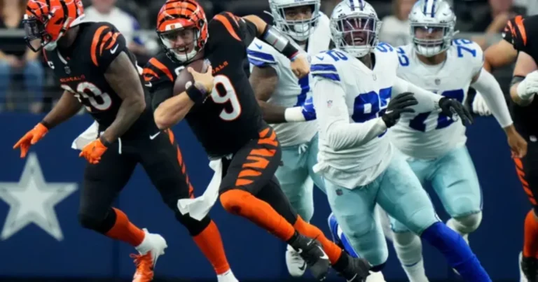 Bengals vs Dallas Cowboys Match Player Stats