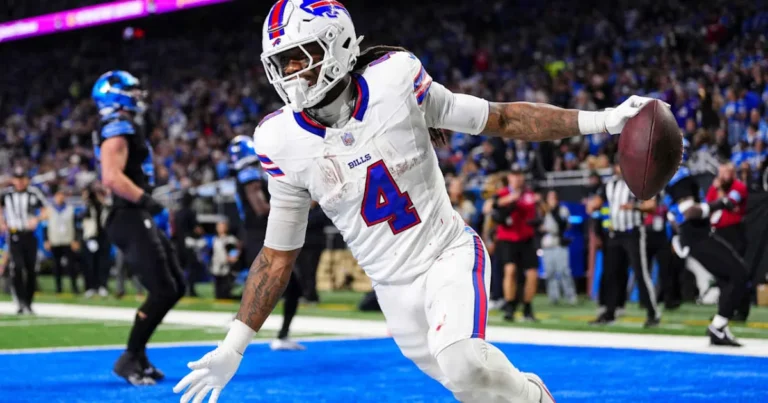 Buffalo Bills vs Detroit Lions Match Player Stats