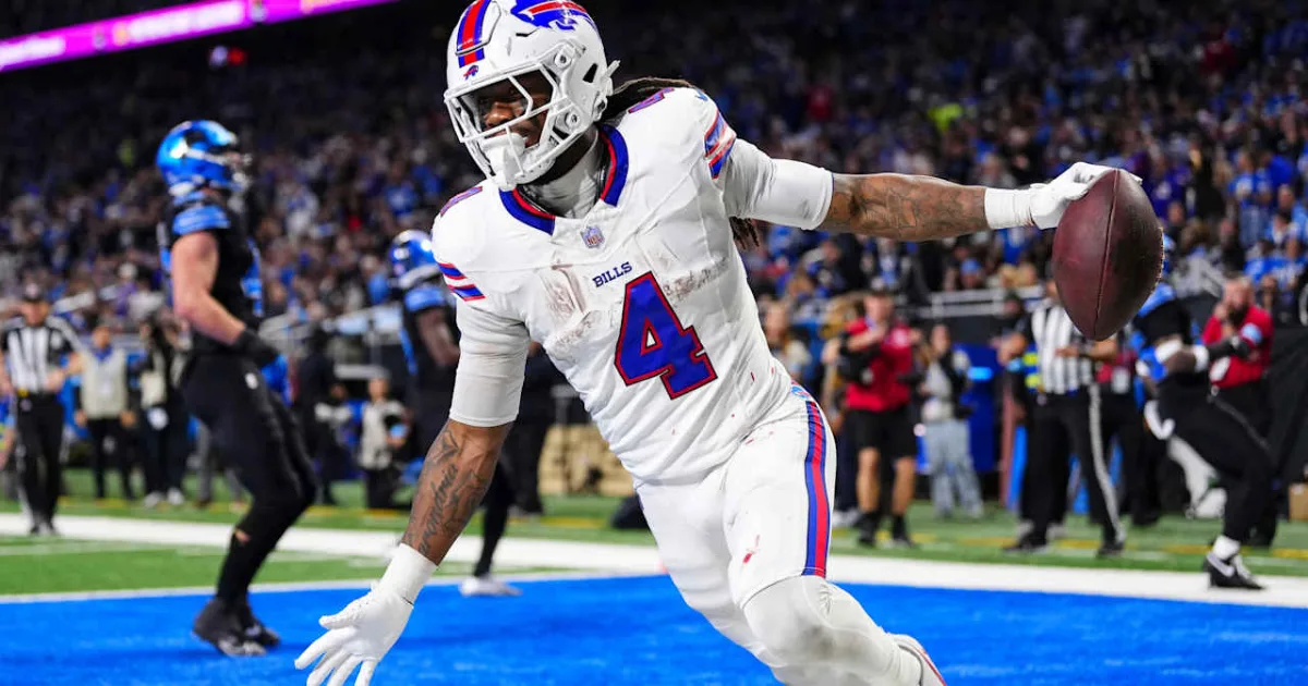 Buffalo Bills vs Detroit Lions Match Player Stats