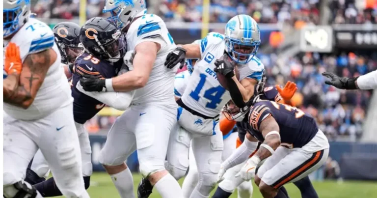 Chicago Bears vs Detroit Lions Match Player Stats