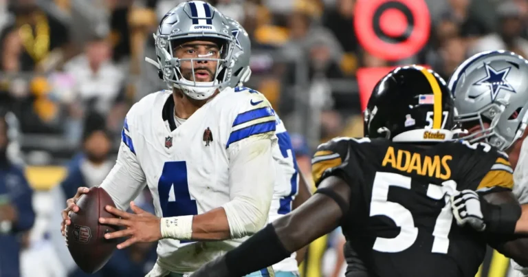Dallas Cowboys vs Steelers Match Player Stats