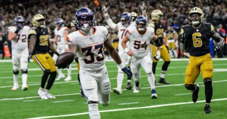 Denver Broncos vs New Orleans Saints Match Player Stats