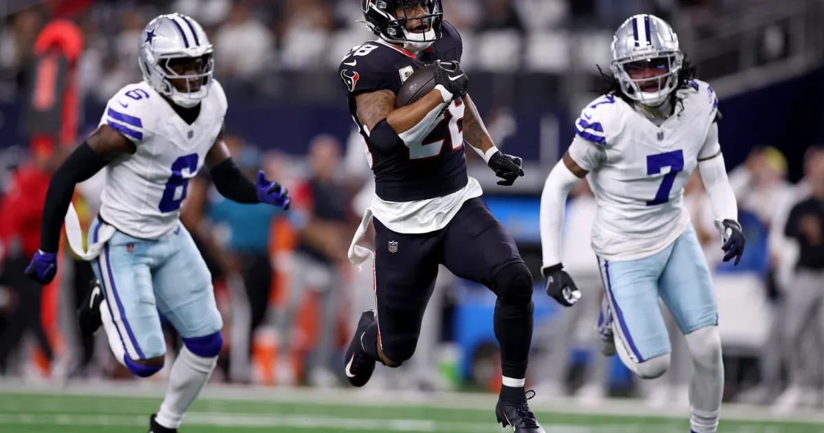 Houston Texans vs Dallas Cowboys Match Player Stats