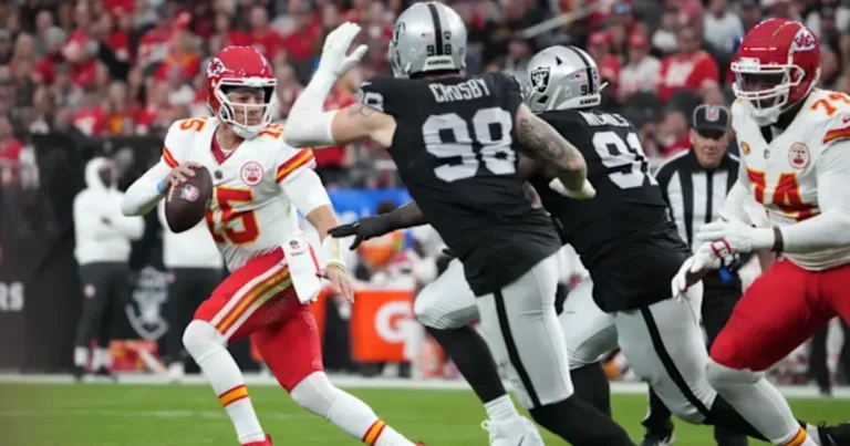 Las Vegas Raiders vs Kansas City Chiefs Match Player Stats