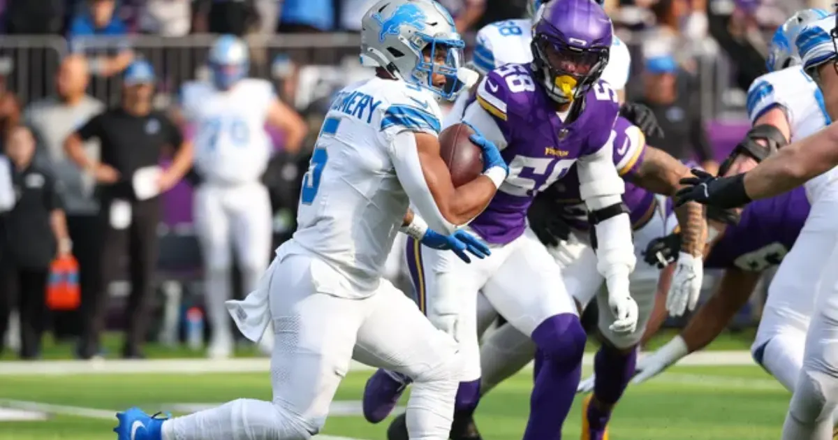 Minnesota Vikings vs Detroit Lions Match Player Stats