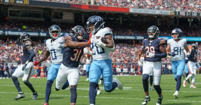 Tennessee Titans vs Chicago Bears Match Player Stats