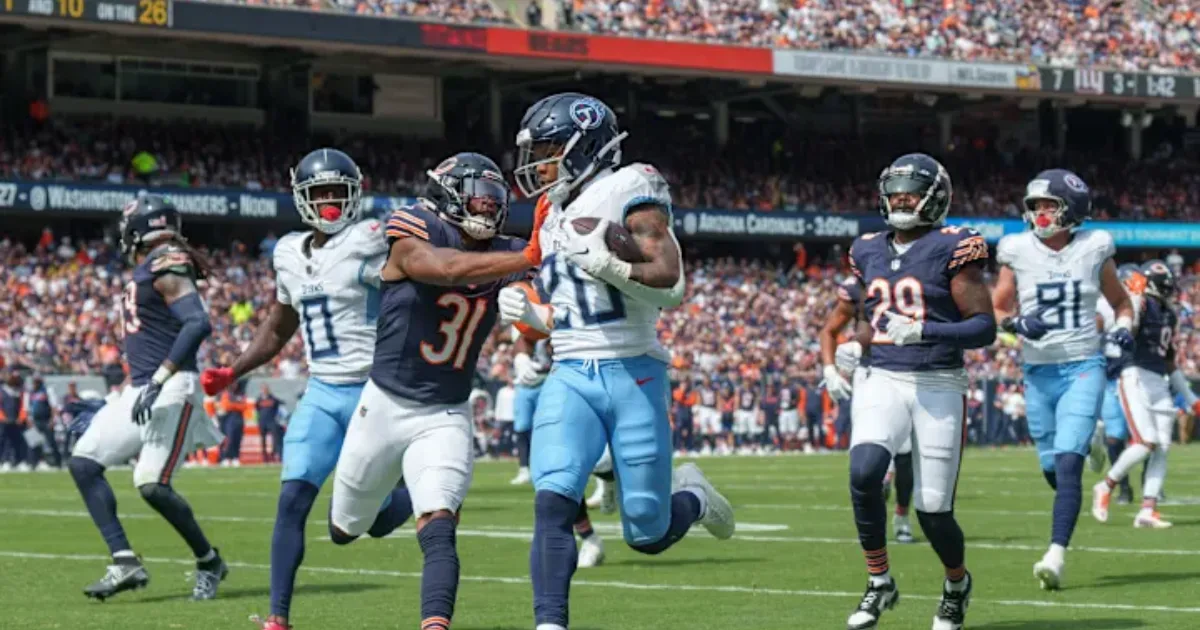 Tennessee Titans vs Chicago Bears Match Player Stats
