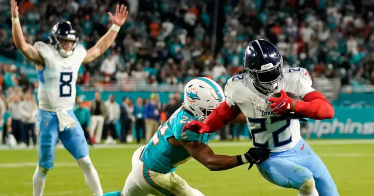 Tennessee Titans vs Miami Dolphins Match Player Stats