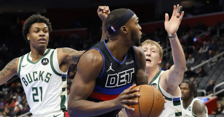 Detroit Pistons vs Milwaukee Bucks Match Player Stats