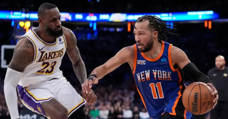 Knicks vs Lakers Match Player Stats