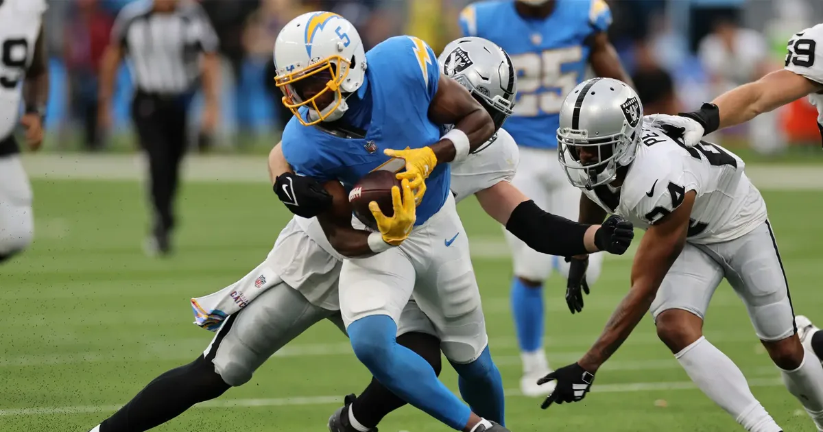 Los Angeles Chargers vs Las Vegas Raiders Match Player Stats