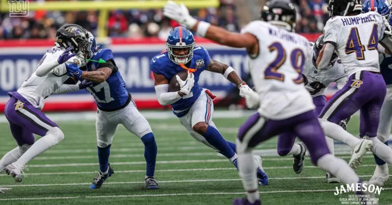 New York Giants vs Baltimore Ravens Match Player Stats