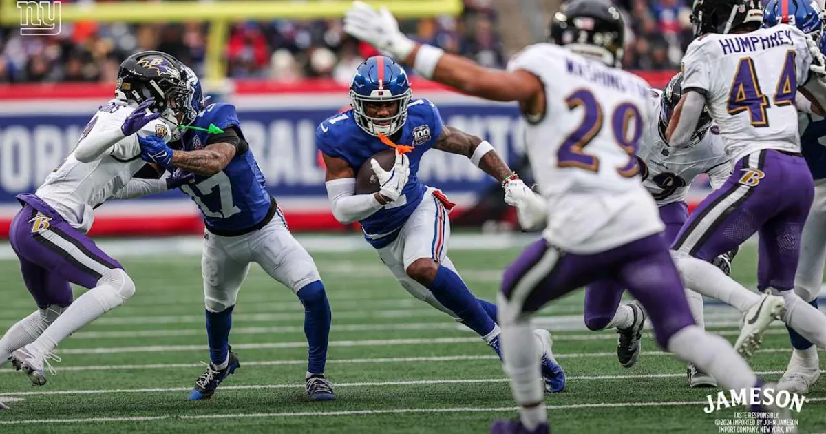 New York Giants vs Baltimore Ravens Match Player Stats