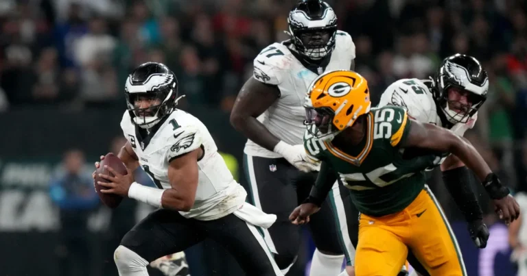 Philadelphia Eagles vs Green Bay Packers Match Player Stats