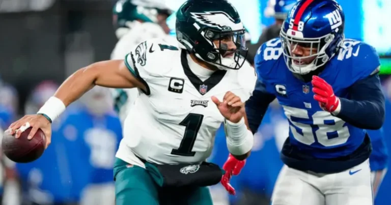 Philadelphia Eagles vs New York Giants Match Player Stats